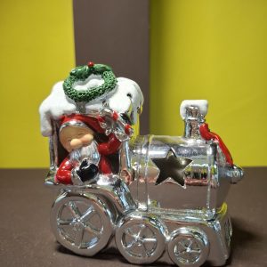 Trenino di Babbo Natale con luci led