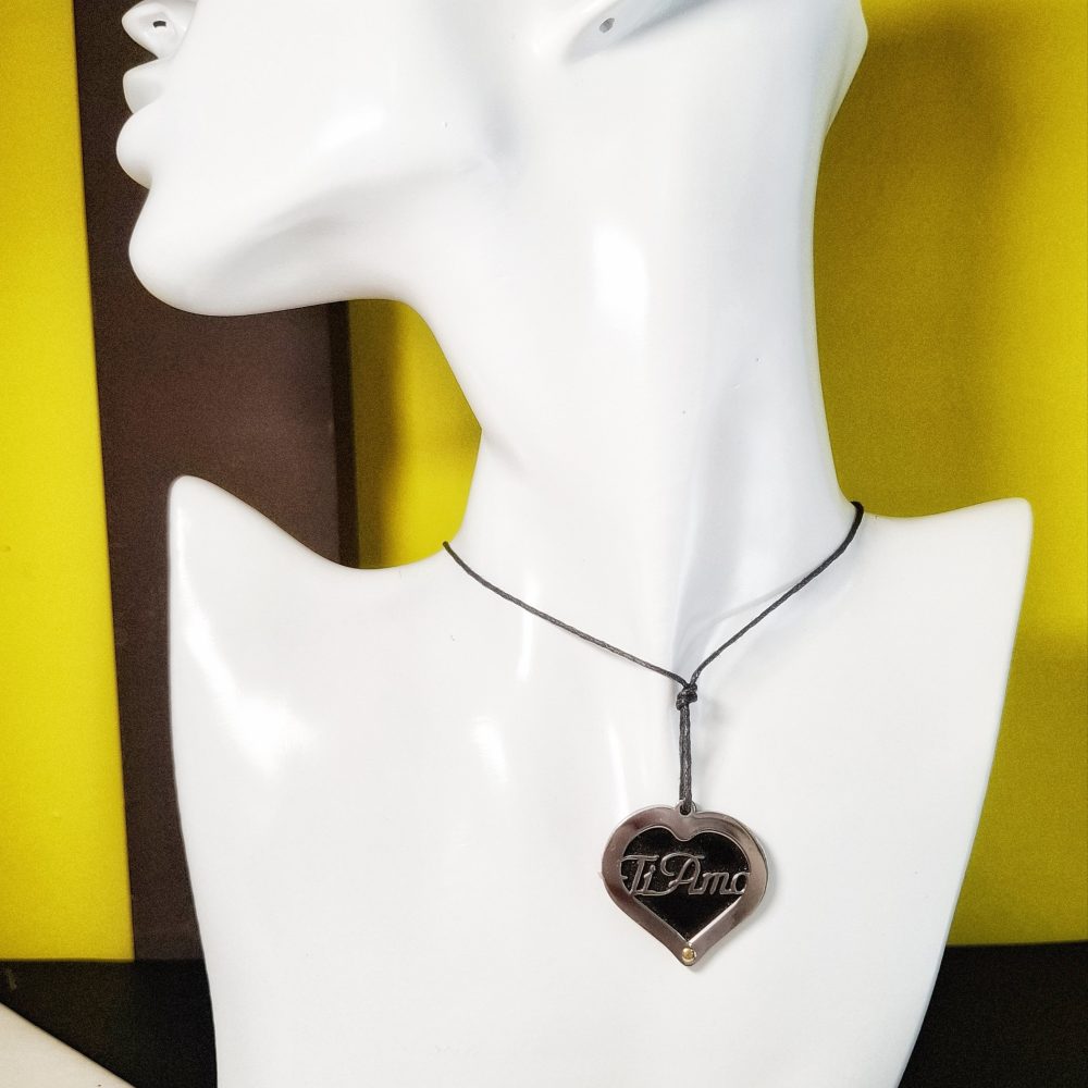 Collana TI AMO con cordino