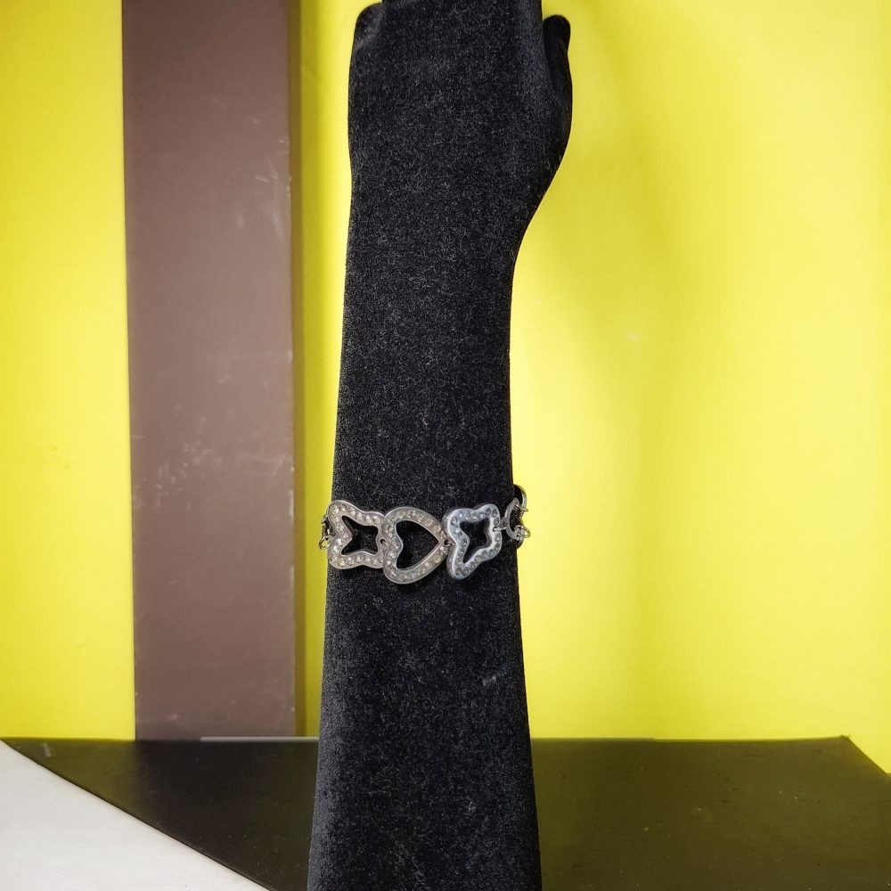 Bracciale donna in acciaio nero